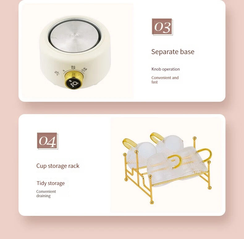 Gesundheitserhaltung Topf, Multi-funktional Haushalt Büro Konstante Temperatur Topf, Klein Glas Vollautomatisch Medizin Topf