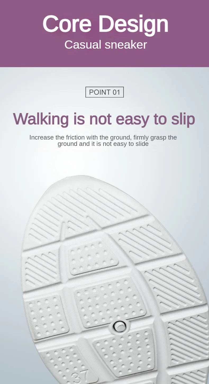 Damen 2025 Frühling Und Herbst Neu Gestrickt Damen Schuhe Schuhe Weiche Sohle Casual Sport Schuhe Für Damen Sneakers