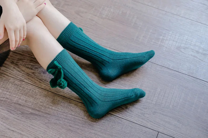 Kawaii Prinzessin Kniehoch Socken - Größe 0-4J Baumwolle