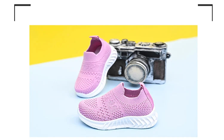 Kinder Sneaker 2025 - Toddler Schuhe Jungen Mädchen - Weiches Innenfutter Rutschfest Gummi Außensohlen - Baby Atmungsaktive Sportsschuhe
