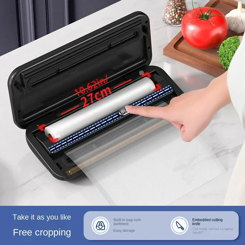 Einfache Bedienung Vakuum Versiegelungsmaschine Mit Beutel Aufbewahrung Luft Versiegelung Maschine Lebensmittel Versiegelung Lebensmittel Konservierung System Mit Vakuum Beuteln