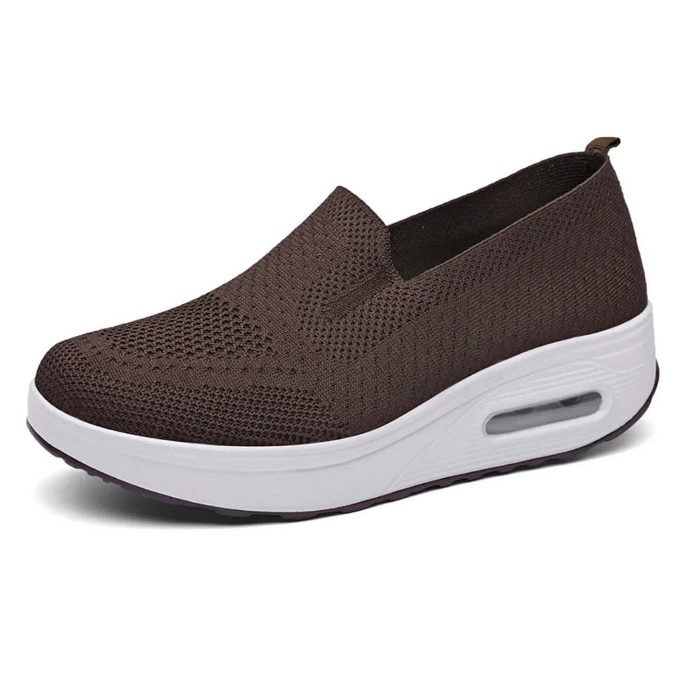 Women Fashion Vulcanized Sneakers Spring Platform Solid Color Flat Ladies Shoes Casual Breathable Wedges Ladies Walking Sneakers