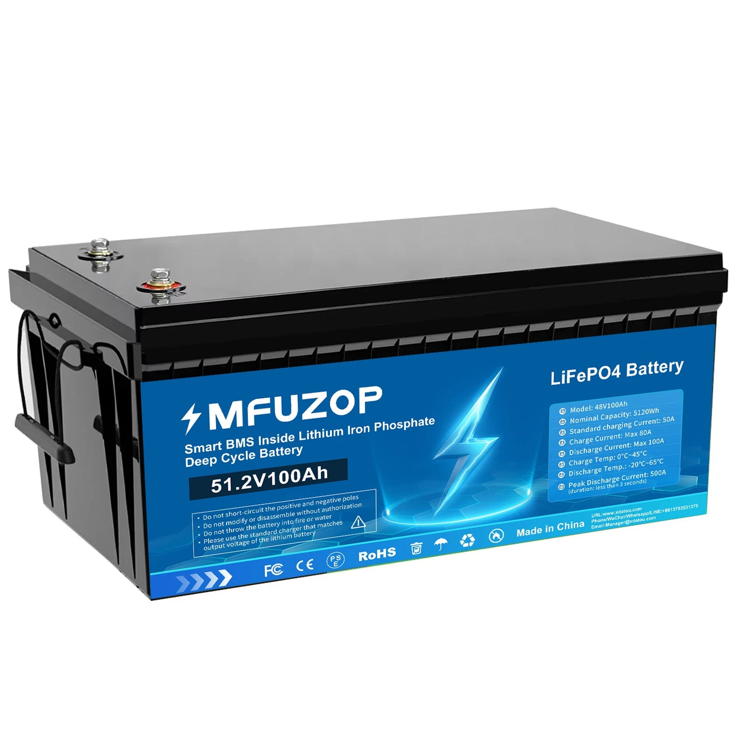 Ddtouboss 48V Lithium-Batterie 2025