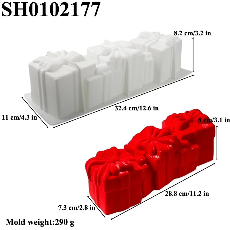 Romantic Heart or Rose Design Silicone Cake Molds Valentine's Day Mousse Cake Mold Kitchen Bakeware Dessert Decorating Tools