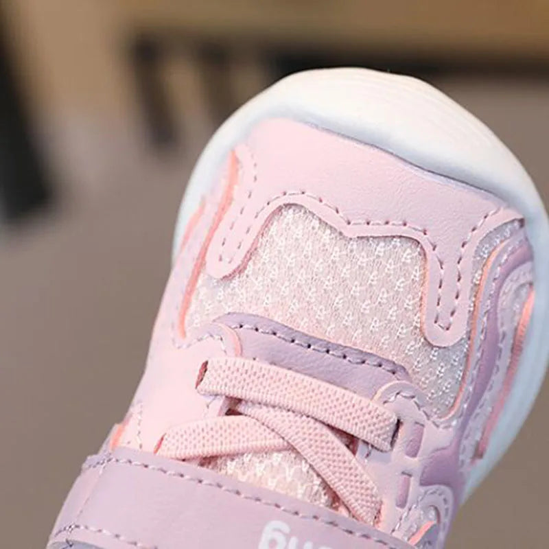 Frühling Herbst Baby Mädchen Schuhe 2025 - Komfortable Mesh Atmungsaktiv - Kleinkind Sneakers Weiche Sohle Erste Schritte