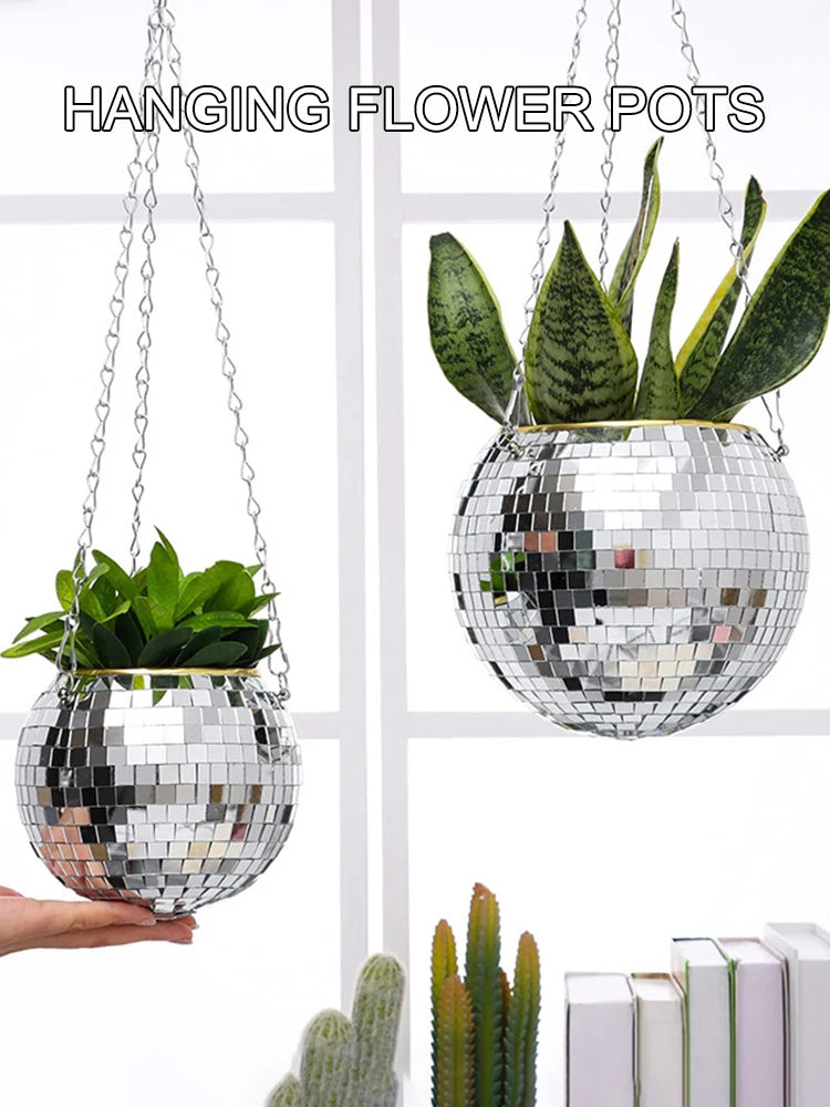 OtherChoice Disco Ball Hängeampel - Spiegelglas 10cm PS
