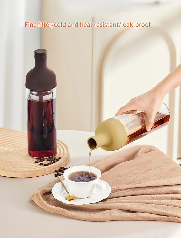 Borosil Coldbrew Glas Kaltaufgusskanne - 500ml Borosilikat