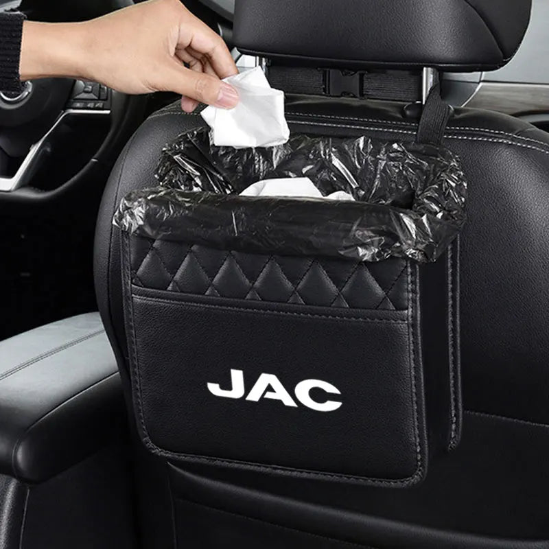 Car Back Seat Storage Bag Organizer Hanging Bag For JAC Refine J3 J4 J7 JS2 JS3 JS4 KR1 S2 S3 S4 S5 S7 Vapour T8 car Accessories