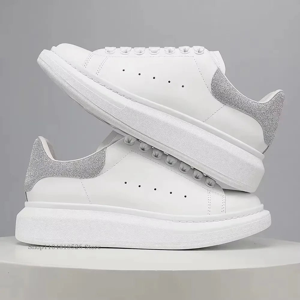 AEVYVKV Elevate Sneaker Innenhöhe Erhöhend - Größe 36-44, Sohlendicke 3,5 cm, Leichtes Gewicht