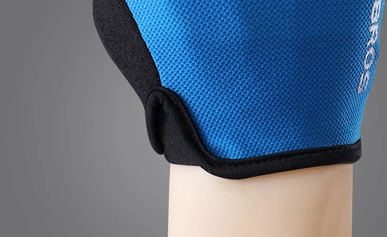 ROCKBROS Radfahren Fahrrad Handschuhe Halb Finger Stoßdämpfend Atmungsaktiv MTB Berg Fahrrad Sport Handschuhe Männer Frauen Radfahren Ausrüstung