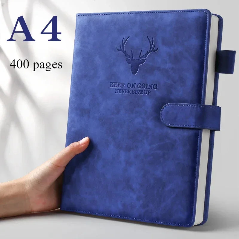 Hign-concerned TH0155 Ultra Dickes Notizbuch - A4 Softleder