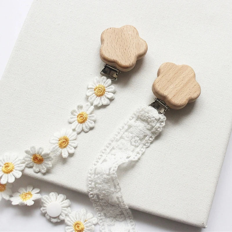 Clemă pentru suzetă 2025: Sutien mic cu dantelă pentru nou-născuți anti-pierdere - Colecție de suporturi cu desene animate