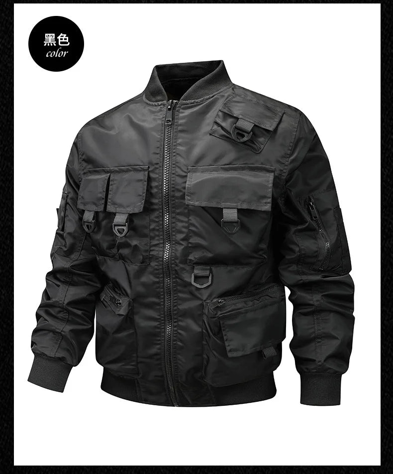 Alpha Ranger Baseballjacke Winddicht - 3 Taschen, M