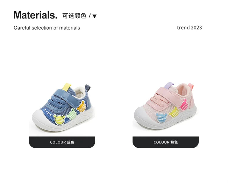 LunaKids Mädchen Sneaker Atmungsaktiv - Mesh Größe 24 30