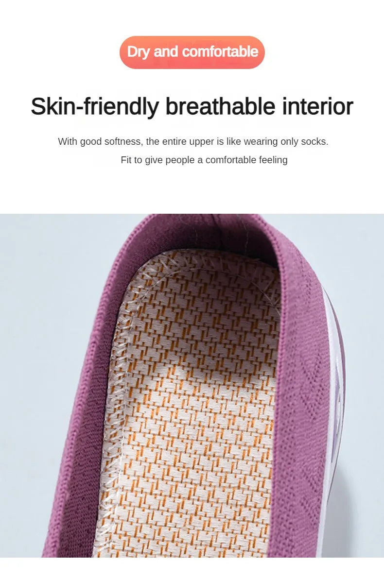 Schuhe Für Frauen Sommer Mode Frauen Cut-out Sneakers Casual Atmungsaktiv Slip On Walking Schuhe Leicht Outdoor Flach Schuhe