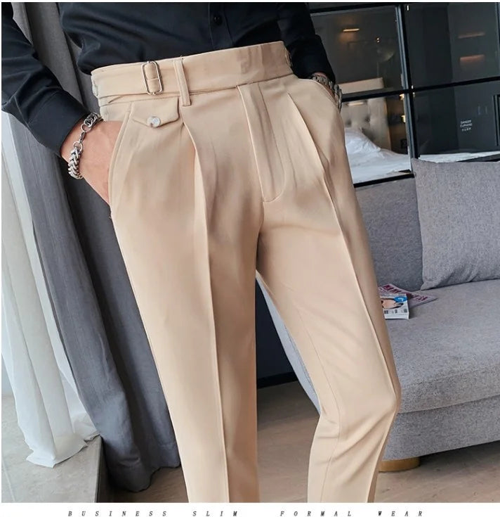 HUBEI B365 Slim Fit - Herren Polyester Hose Gr.29-36