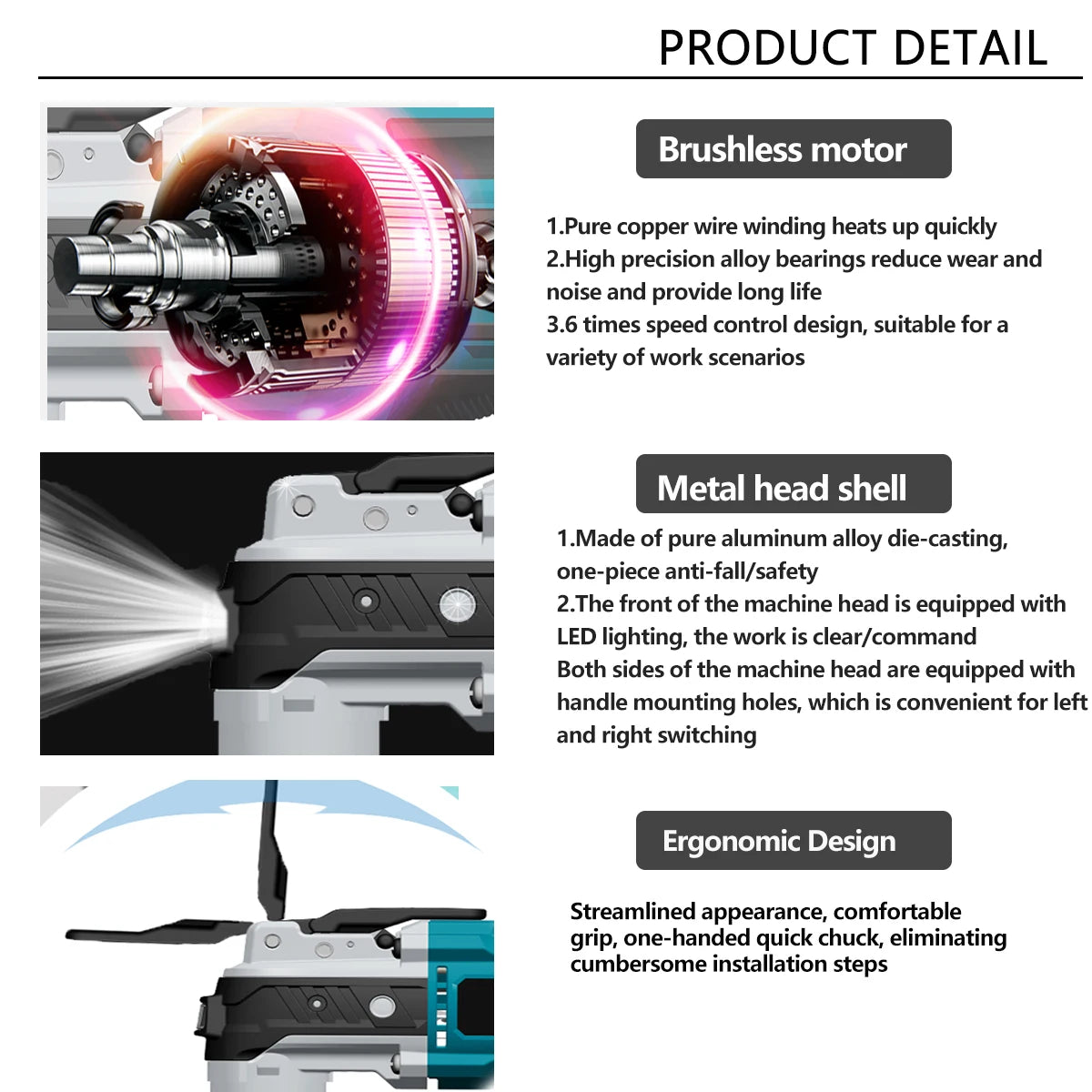 Oszillationswerkzeug 2025: Brushless Cordless Oscillating Multi Tool Electric - Trimmer/Shovel/Cutting Saw Makita 18V Battery Multifunctional Power Tool Collection
