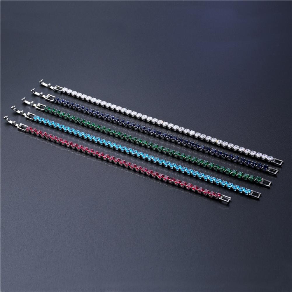 Mode Armband Strass Zart Exquisit Mehrfarbig Funkelnd Dress-up Hinreißend Tennis Armband Frauen Handgelenk Schmuck