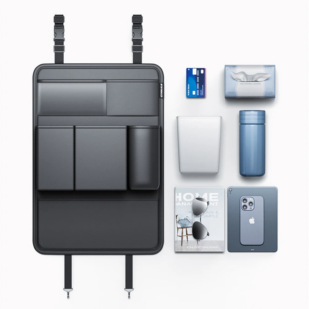 Auto-Organizer 2025: Car Seat Back Storage - Universal PU Leather Auto Styling Multifunction Collection