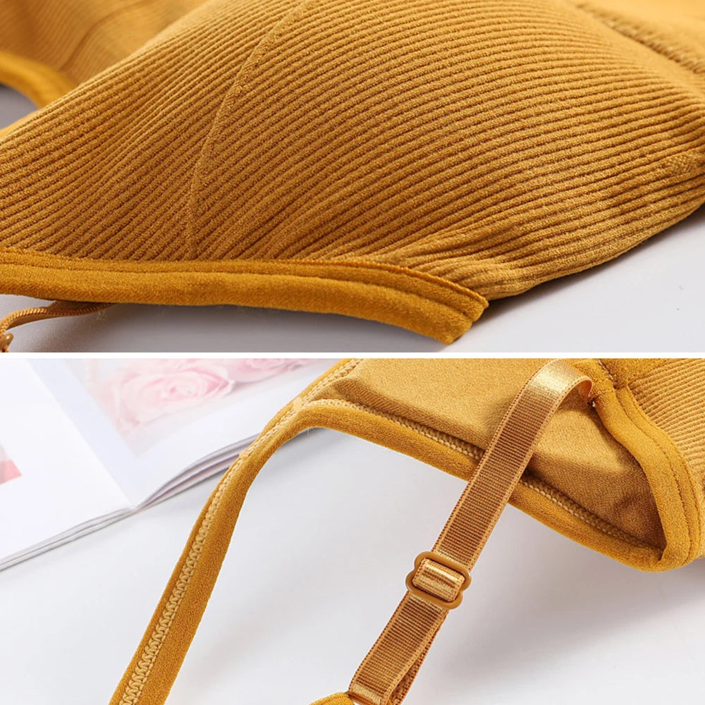 Women elegant Tops Tube Push Up Bra Female Streetwear Sleeveless Camis Seamless Sport Lingerie Tee Crop Top Bandeau Top Tanks