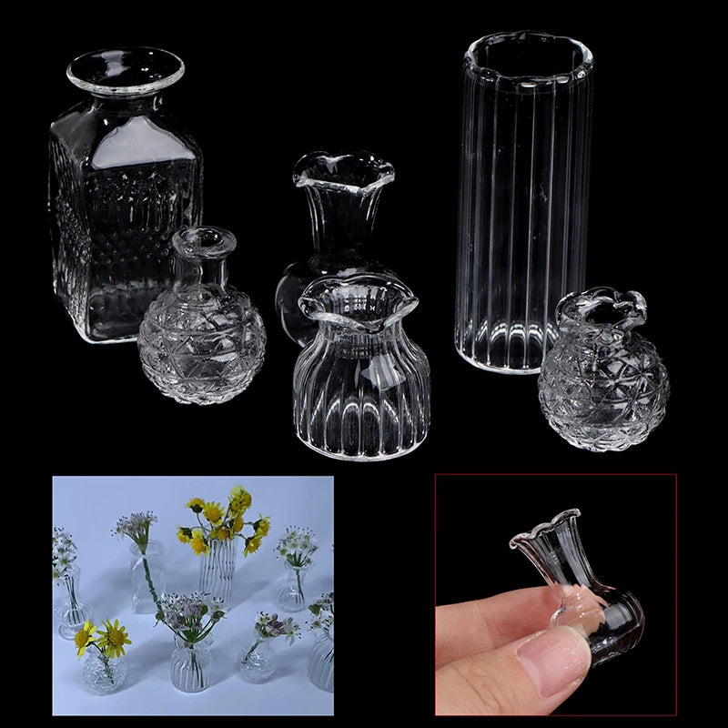 Choice Miniatur Blumentopf Glasvase - Maßstab 1:12 Keramik