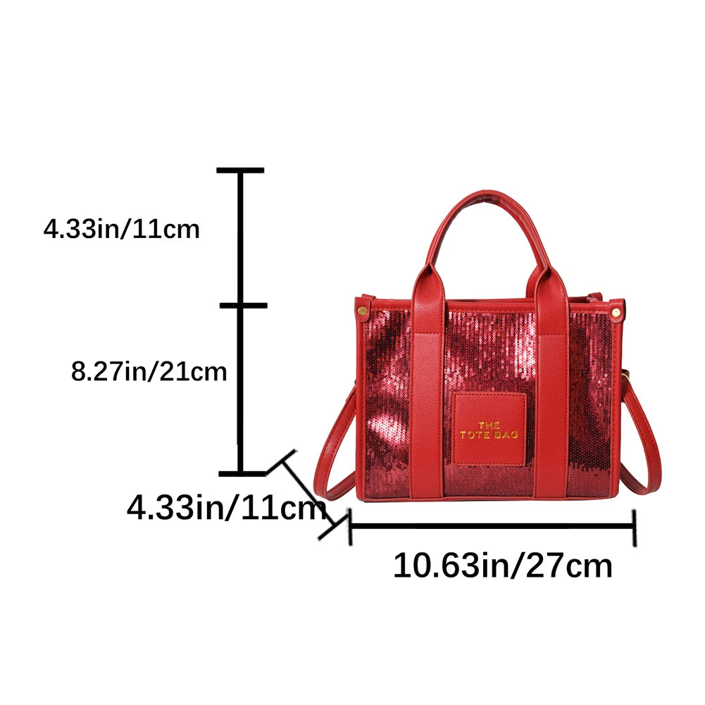 Women's Casual Tote Bag For Women Crossbody Female Handbag New Solid Words Lette Leisure Large Bag Fashion Shopper Tote Purse