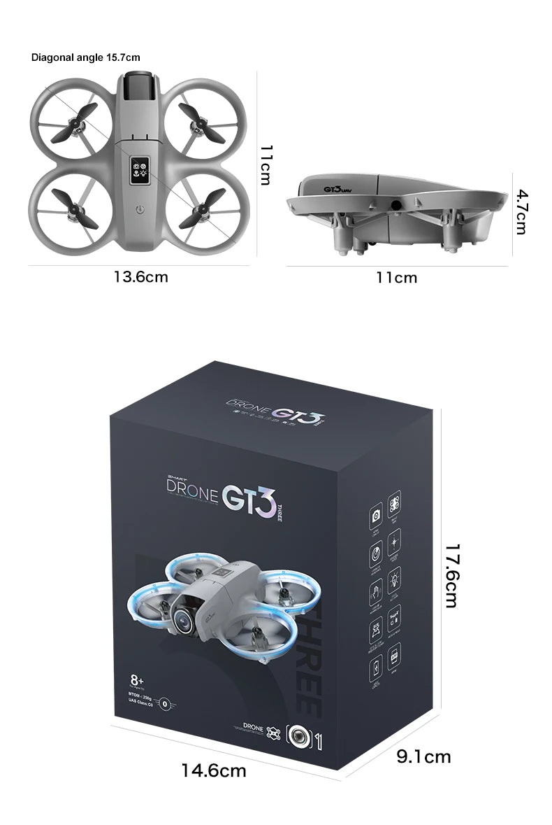 Drohne 2025: Xiaomi Original GT3 8K 5G GPS - Professional HD Aerial Photography Dual Camera Quadcopter Collection