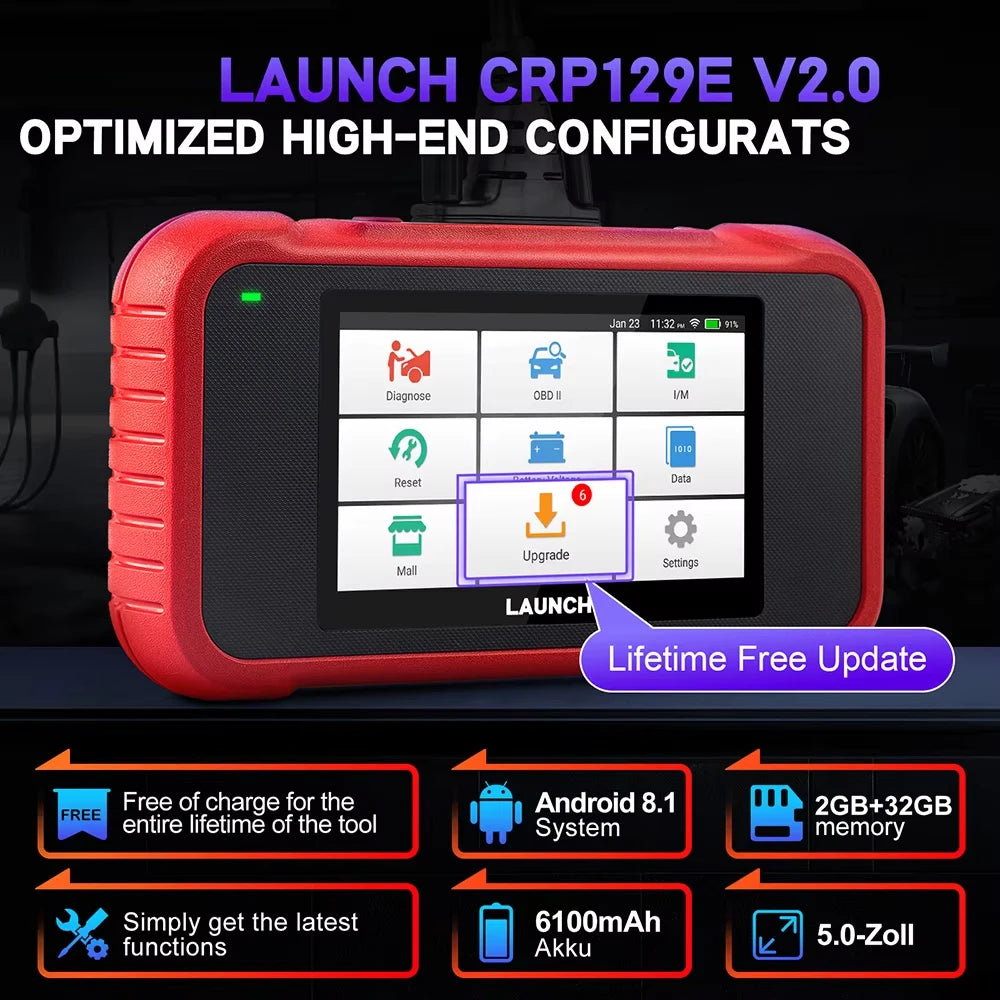 LAUNCH X431 CRP129E Auto OBD2 Diagnosewerkzeug