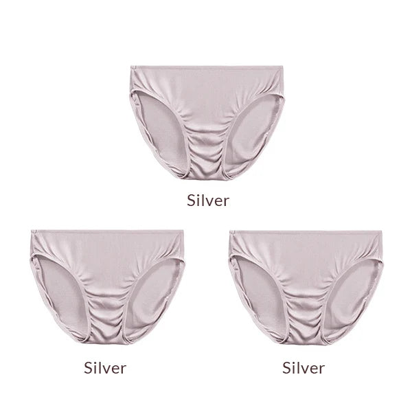 SuyaDream 3Stk/Los Frauen Höschen 100% Natürlich Seide Low-Rise Slips Gesund Basic Alltag Tragen Unterwäsche 2022 Neu Intimates