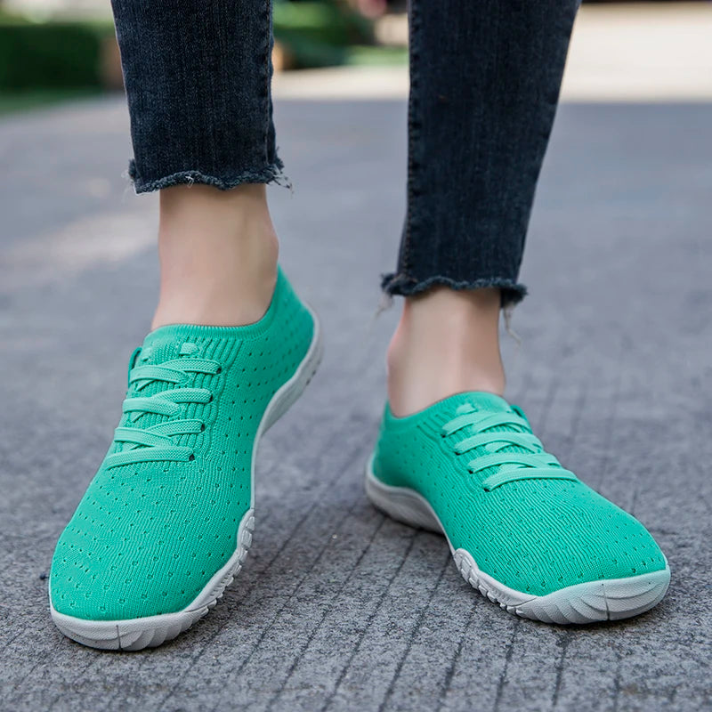 Casual Sneakers for Women Breathable Comfortable Outdoor Walking Shoes Soft Sole and Anti-slip Women's Wide Toe Shoe Size 36-42