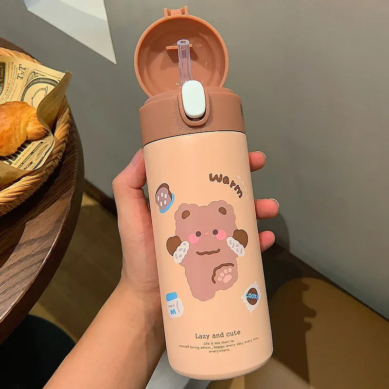 SMHXIANGQIANJIN Thermosflasche Vakuum - 380ml Edelstahl