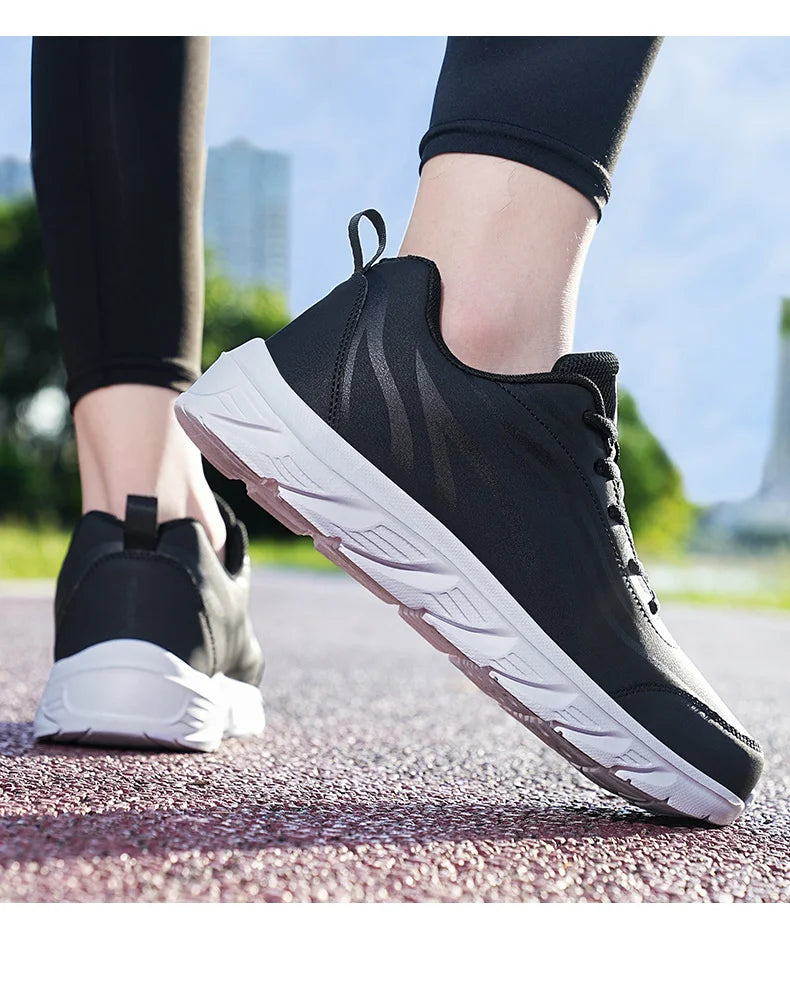 Sneakers Men Summer Trendy Light Weight Fashion Sport Footwear Boys Winter Running Mens Casual Shoes Walking Shoes All Black