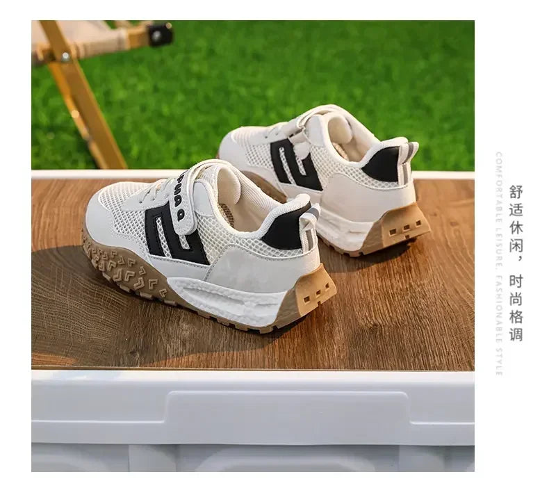 Mädchen Laufschuhe 2025 - Weiche Sohle Frühling Herbst Neuer Stil - Kinder Sport Sneakers Dad Style Casual Schuhe