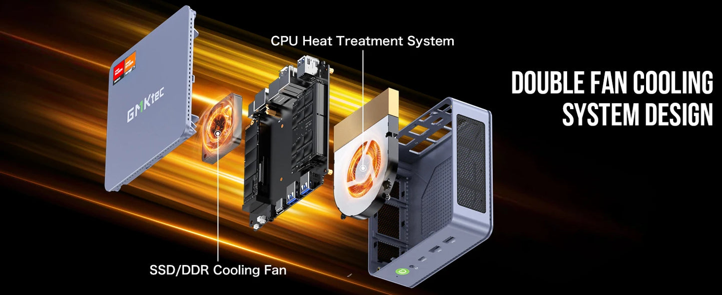 GMKtec K6 AMD R7-7840HS - 16 GB RAM 5,1 GHz Kompakt