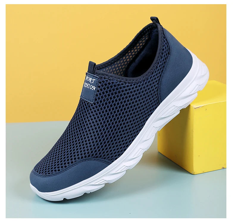 Men's Sneakers Breathable Men Casual Shoes Outdoor Male Slip On Loafers Walking Sneakers Tennis For Men