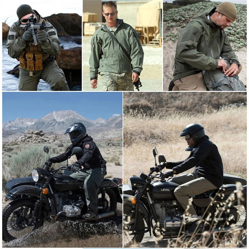 SharkSkin Jacke Taktisch Warm - Wasserdicht Winddicht 5XL