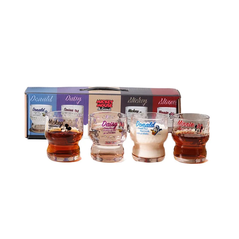 Glas Becher Geschenkbox Getränke Becher Hammer Muster Retro Trink Becher Hohe Beauty Saft Becher Mode Transparent Becher Anime Peripheral