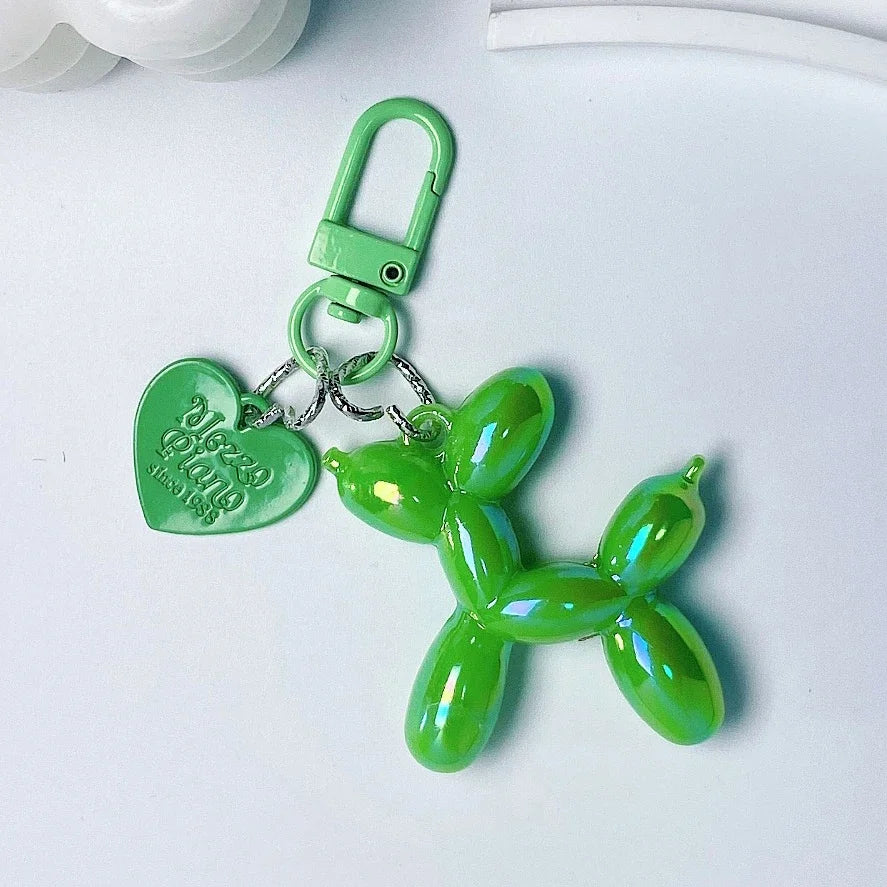 Damen Schlüsselanhänger 2025 - Adorable Balloon Dog Y2k Bag Charms Cute Puppies Acrylic