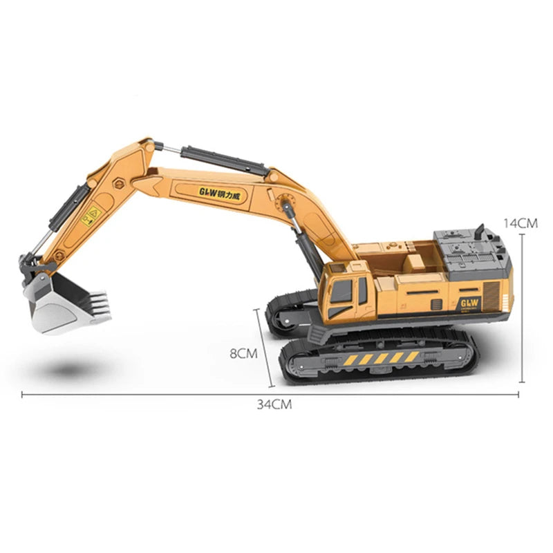 Baufahrzeug-Set 2025: Alloy Traktor & Bagger - Farm Engineering Collection