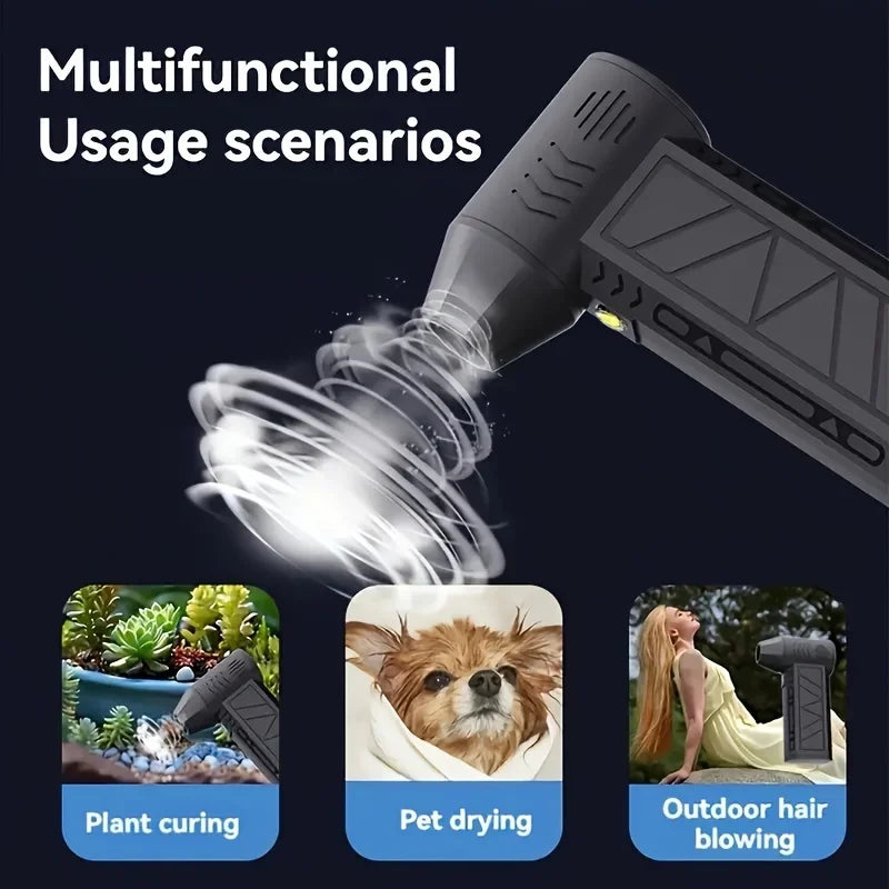 Xiaomi 130000RPM Handheld Brushless Motor 3nd Generation X3 Violent Blower Turbo Jet Fan Wind Speed 52m/s industrial Duct Fan