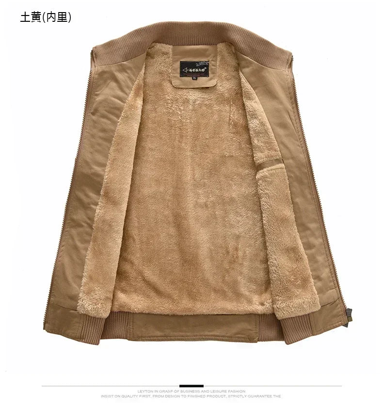 Winter Militär Weste Warm - Fleece Baumwolle M-XXL Herren