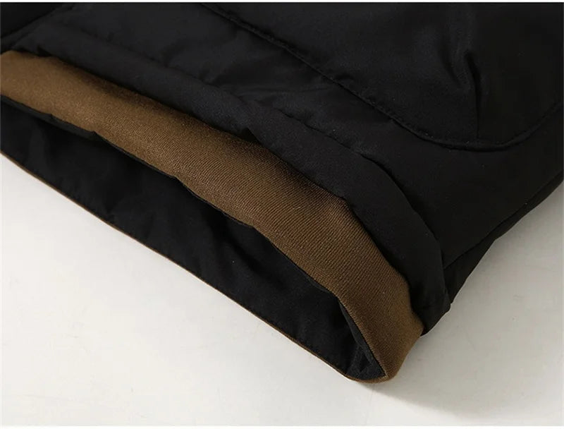 Fujian Herren-Weste abnehmbar Kapuze - Baumwolle, warm, L