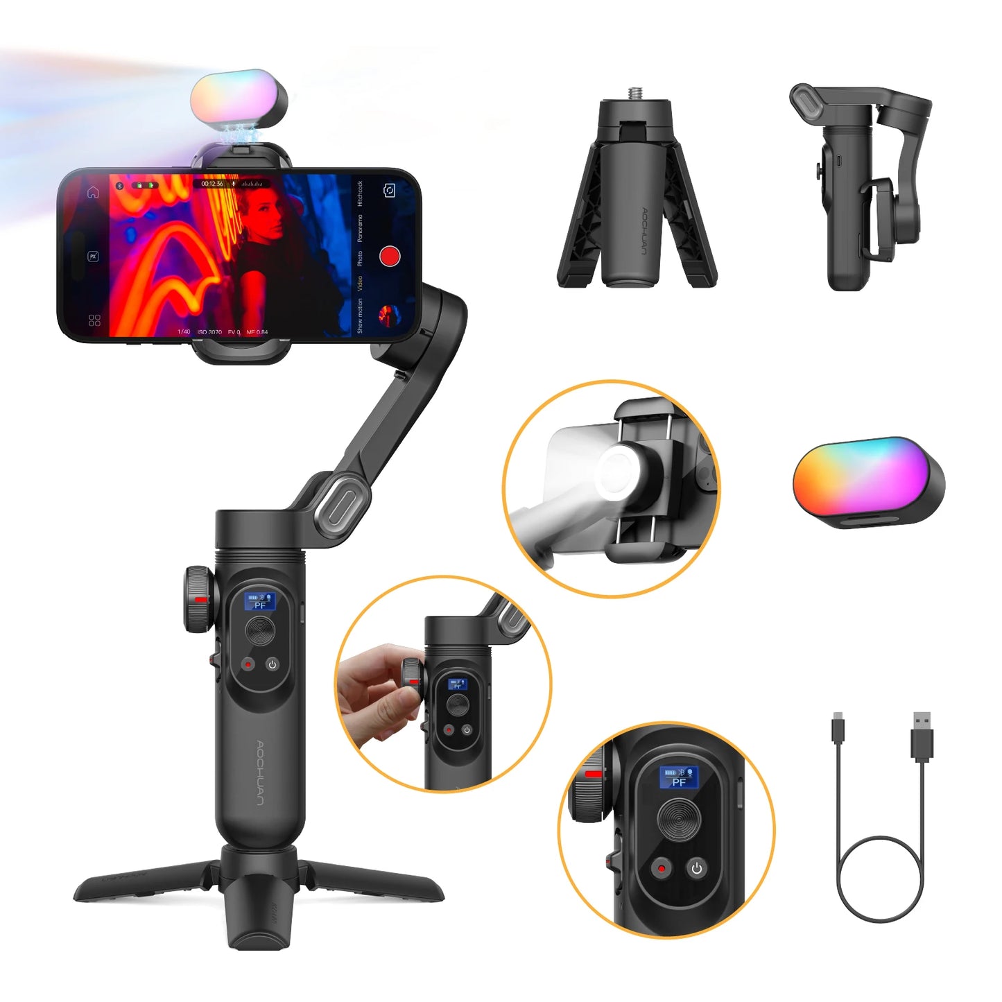 AOCHUAN Smart Xpro Smartphone Gimbal Stabilisator