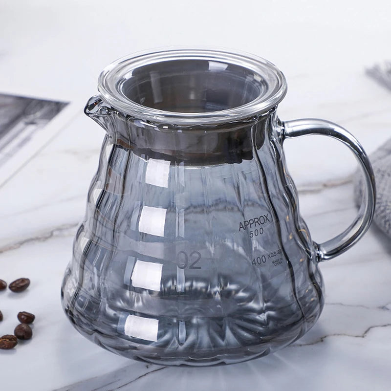 Kaffee-Kanne aus Glas