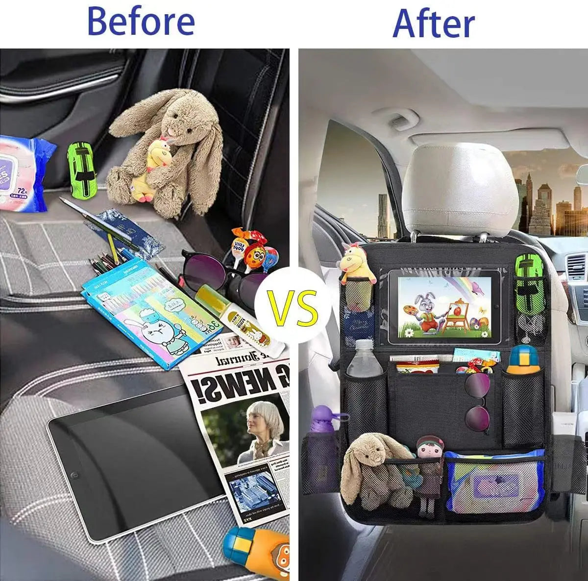 Car Seat Backrest Storage Bag