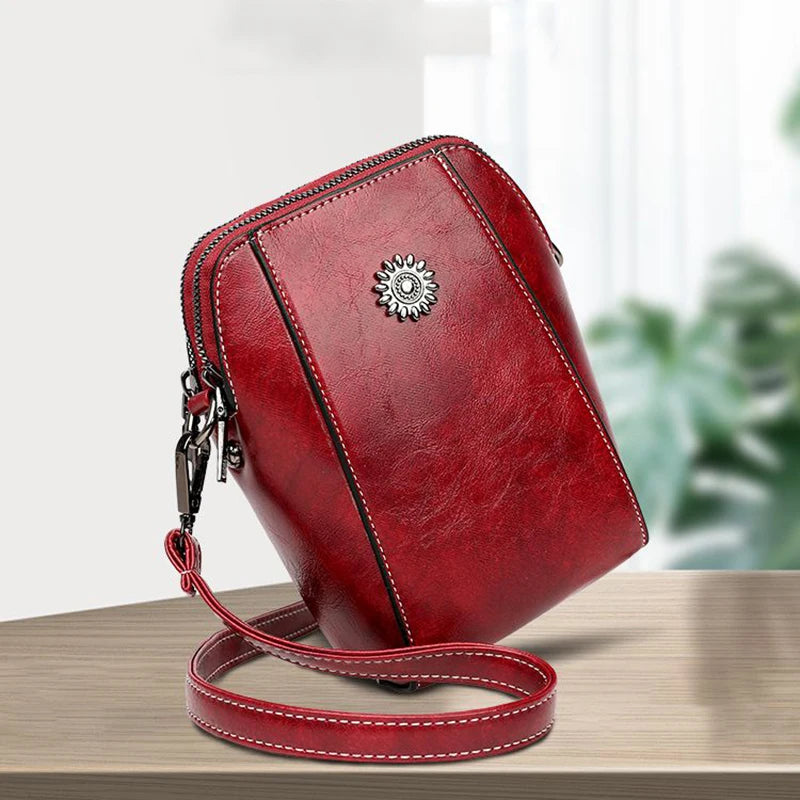 Modische Vielseitige Handy Tasche 2025 - Neue Casual Schulter Crossbody Kleine Tasche - Künstlerisch Retro Mini Tasche Frauen