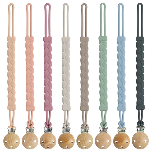 Bebe personalizat suzetă clip BPA gratuit silicon suzetă lanț anti-cădere silicon de calitate alimentară jucării de dentiție articole pentru bebeluși