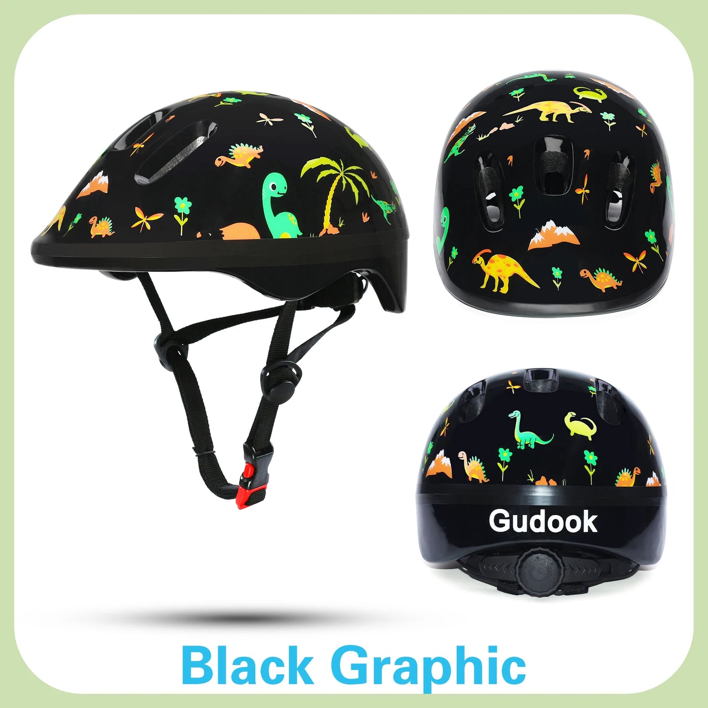 Bicycle/Skateboard Helmet for Kids Adjustable Helmet, Toddler Kids Ages 2-9 Boys Girls, Multi-Sport Safety Cycling Skating.