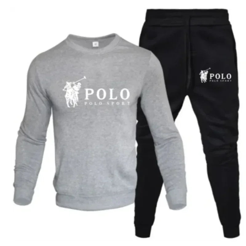 Jiangxi Herren Rundhals Set - Polyester Elastik Knöchel