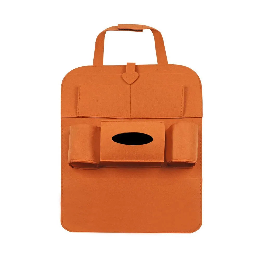 RPXBGUCKARHGH Sitzrücken Organizer - 6 Taschen Filz